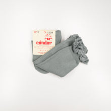 Load image into Gallery viewer, Condor Knee-High Socks - Lace Edging Pastel
