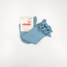 Load image into Gallery viewer, Condor Knee-High Socks - Lace Edging Pastel
