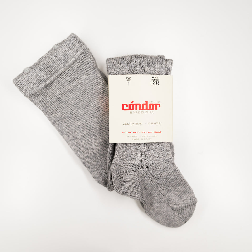 Condor Tights - Side openwork Neutrals